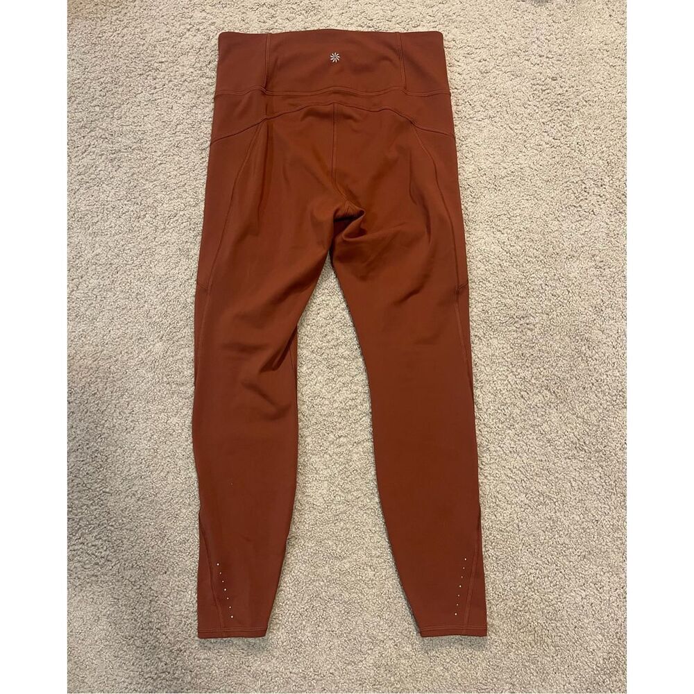 Athleta Rainier Women's High Waist Leggings M Brown Activewear - Picture 4 of 4